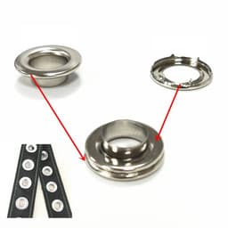 Khoen ore mắt cáo 10mm Chân cao 9mm Khoen bạt PVC, HDPE, bạt lưới, bạt xe tải Bằng thau không gỉ 3