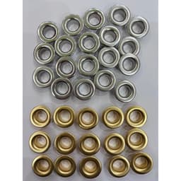 Khoen mắt cáo 12mm Chân cao 9.5mm Chân cao 7mm Khoen bạt nhựa, bạt PVC, HDPE, bạt lưới, bạt xe tải Bằng thau không gỉ 8