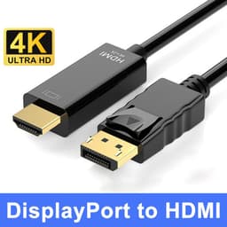 Cáp DisplayPort Sang HDMI Dài 1.8m – Hỗ Trợ 4K, Kết Nối Màn Hình, Máy Chiếu 1