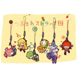(mua 1 tặng 1) Dây treo điện thoại VOCALOID ver TREO NGƯỜI game anime chibi mica trong acrylic quà tặng xinh xắn 2