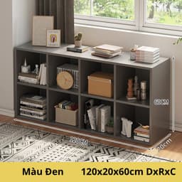 Kệ để sách - Kệ sách tổ ong 8 ô diện tích lớn vừa decor vừa đựng sách 3