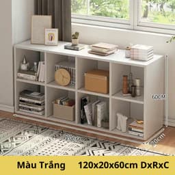 Kệ để sách - Kệ sách tổ ong 8 ô diện tích lớn vừa decor vừa đựng sách 9