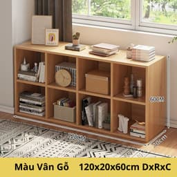 Kệ để sách - Kệ sách tổ ong 8 ô diện tích lớn vừa decor vừa đựng sách 4