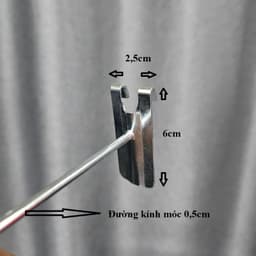 Combo 10 Móc treo ốp lưng, phụ kiện điện thoại, móc cài lưới sắt chất liệu mạ kẽm, tay cài lưới sắt 2