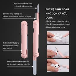 Bộ Dụng Cụ Vệ Sinh Laptop Máy Tính SMTech Bộ Vệ Sinh Bàn Phím Màn Hình Tai Nghe Điện Thoại Nhỏ Gọn 4