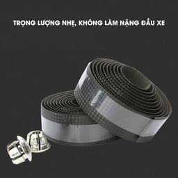 Dây cuốn ghi đông xe đạp vân CARBON, Băng cuốn tay lái EVA chống trơn trượt siêu chắc chắn - DCGD01 5