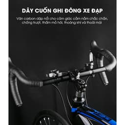 Dây cuốn ghi đông xe đạp vân CARBON, Băng cuốn tay lái EVA chống trơn trượt siêu chắc chắn - DCGD01 2