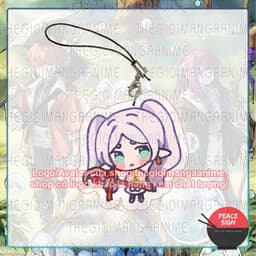 (mua 1 tặng 1) Dây treo điện thoại in hình FRIEREN: BEYOND JOURNEY'S END ver MÁ HỒNG mica dây móc khóa anime tiện lợi  2