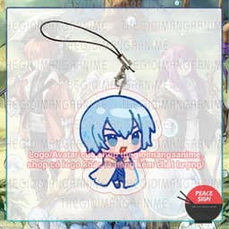 (mua 1 tặng 1) Dây treo điện thoại in hình FRIEREN: BEYOND JOURNEY'S END ver MÁ HỒNG mica dây móc khóa anime tiện lợi  3