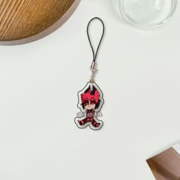 (mua 1 tặng 1) Dây treo điện thoại in hình HAZBIN HOTEL ver Helluva Boss HOẠT HÌNH mica dây móc khóa anime tiện lợi 9