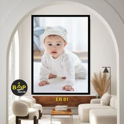 Tranh dán tường hình Em Bé Xinh cho mẹ bim sữa ngắm, tranh decor trang trí phòng ngủ cho mẹ, tranh treo tường kèm keo. 4