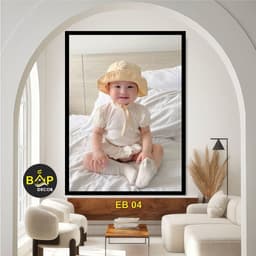 Tranh dán tường hình Em Bé Xinh cho mẹ bim sữa ngắm, tranh decor trang trí phòng ngủ cho mẹ, tranh treo tường kèm keo. 7