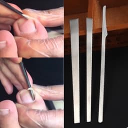 Bộ 3 cây lấy khoé chân nail chuyên dụng inox siêu bền không gỉ 3