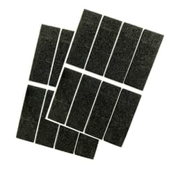 (Dày 1mm - 10 miếng) Miếng dán chân Eva xốp đen chống trượt, chống sốc, chống va chạm giảm thanh đồ nội thất. 2