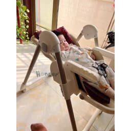 (THANH LÝ)Ghế ăn dặm Honper điều chỉnh độ cao, điều chỉnh độ ngả, gấp gọn, có bánh xe cực chắc chắn bảo hành 2 năm 4