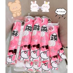 Combo 3 Gói Bông Tẩy Trang 150 Miếng Gấu Dâu LOTSO Chính Hãng  BABYLOVE.SOTRE 5