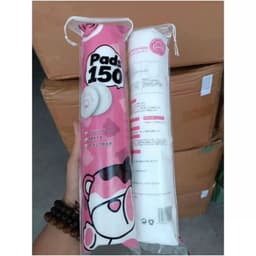 Combo 3 Gói Bông Tẩy Trang 150 Miếng Gấu Dâu LOTSO Chính Hãng  BABYLOVE.SOTRE 4