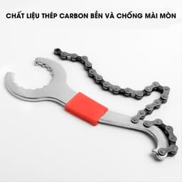 Dụng cụ tháo líp xe đạp cảo BB cốt rỗng, Cờ lê tháo bánh đà, sên xe đạp chuyên dụng - CL3T1 6