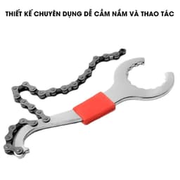 Dụng cụ tháo líp xe đạp cảo BB cốt rỗng, Cờ lê tháo bánh đà, sên xe đạp chuyên dụng - CL3T1 7