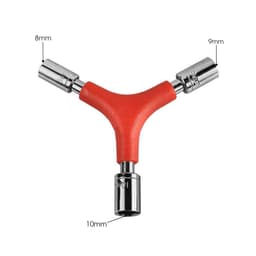 Cờ lê sửa chữa xe đạp 3 đầu 8 9 10mm, Bộ tuýp khẩu sửa chữa xe đạp chữ Y 3 in 1 tiện dụng - CL3D 5