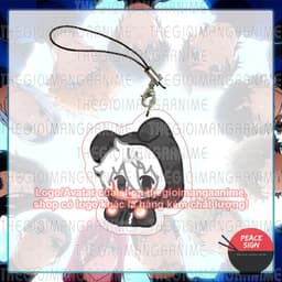 (mua 1 tặng 1) Móc dây treo điện thoại BLUE LOCK ver HOODIE TAI THỎ in hình anime chibi mica acrylic móc khóa 2