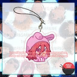 (mua 1 tặng 1) Móc dây treo điện thoại BLUE LOCK ver HOODIE TAI THỎ in hình anime chibi mica acrylic móc khóa 3