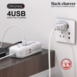 Sạc Nhanh 66W Đa Năng 5 Trong 1, Tự Động Ngắt Bảo Vệ, Sạc 5 Thiết Bị Hiệu Quả. 6