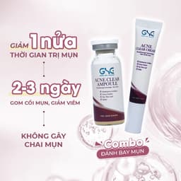 Serum hỗ trợ xử lý mụn,giảm mụn,giảm dầu nhờn, tái tạo da mụn GSC ACNE CLEAR AMPOULE 15ml 6
