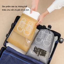 COMBO 5 Túi Đựng Giày Dép Du Lịch JYoohome Có Dây Treo Vali, Túi Bảo Quản Giày Chống Bụi Bẩn Ẩm Mốc 3