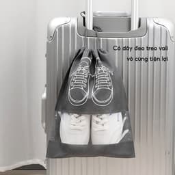 COMBO 5 Túi Đựng Giày Dép Du Lịch JYoohome Có Dây Treo Vali, Túi Bảo Quản Giày Chống Bụi Bẩn Ẩm Mốc 5