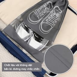 COMBO 5 Túi Đựng Giày Dép Du Lịch JYoohome Có Dây Treo Vali, Túi Bảo Quản Giày Chống Bụi Bẩn Ẩm Mốc 6