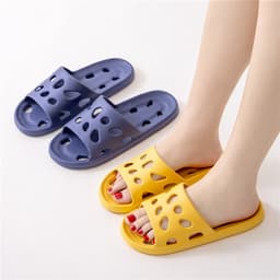 Dép Đi Trong Nhà Nhà Tắm Văn Phòng Siêu Mềm Chống Trơn Trượt Dép Xốp Lỗ 3