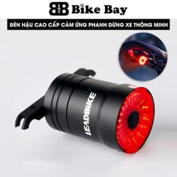 Đèn hậu xe đạp cao cấp, Đèn hậu siêu sáng nháy cảm ứng phanh thông minh khi dừng xe - DH06 9