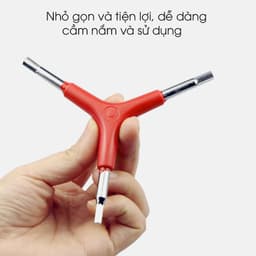 Lục giác 3 đầu 4 5 6mm dạng chữ Y, Bộ lục giác sửa chữa xe đạp chuyên dụng 3 trong 1 - LG3D 6