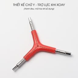 Lục giác 3 đầu 4 5 6mm dạng chữ Y, Bộ lục giác sửa chữa xe đạp chuyên dụng 3 trong 1 - LG3D 7