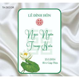 TA 05 - BẢNG CHÀO KHÁCH, BẢNG WELCOME HOA SEN 1