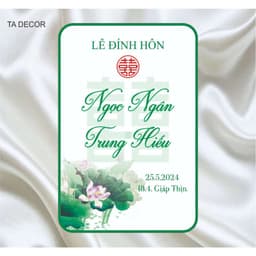 TA 05 - BẢNG CHÀO KHÁCH, BẢNG WELCOME HOA SEN 3