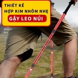 Gậy Leo Núi KEEP Gậy leo núi trekking gấp khúc dùng phượt dã ngoại dành cho nam và nữ tiện lợi 2