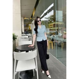 Áo Peplum Evalover Công Sở kèm belt 5