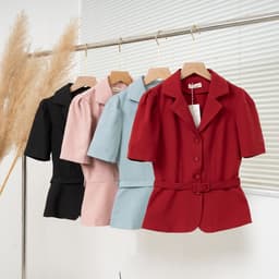 Áo Peplum Evalover Công Sở kèm belt 6