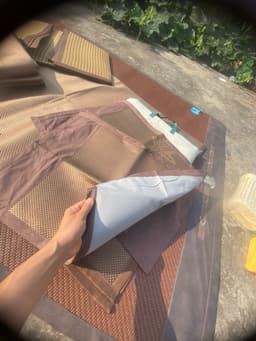 Vỏ gối mây cao cấp, vỏ gối đầu cho ruột gối hơi, chất mây mềm thoáng mát êm ái cho người dùng 7