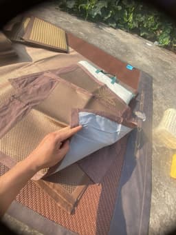 Vỏ gối mây cao cấp, vỏ gối đầu cho ruột gối hơi, chất mây mềm thoáng mát êm ái cho người dùng 8