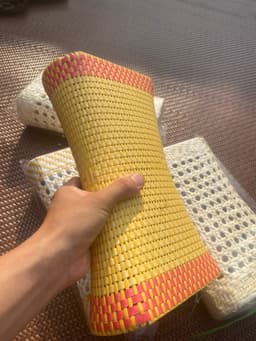 gối mây tre Đan cao cấp, gối mây mềm mại thoải mái cho cổ và vai gáy 7