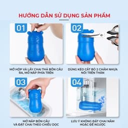 Lọ Thả Bồn Cầu Tẩy Sạch - Diệt Khuẩn - Khử Mùi Toilet Hình Con Heo Lợn Thả Bồn Cầu -VH488 8