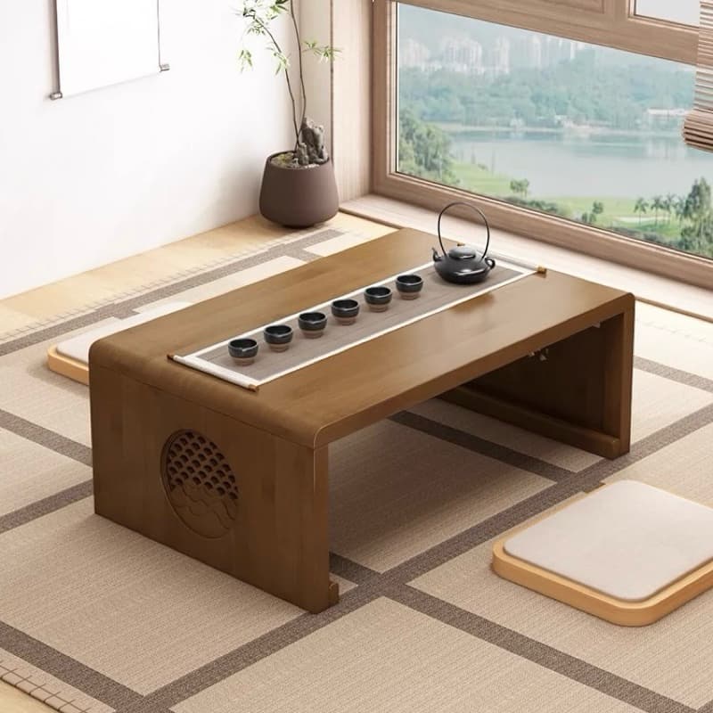 Bàn bệt kiểu nhật ZATAKU gấp gọn gỗ tự nhiên nhập khẩu nguyên chiếc TOTORO HOUSE