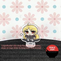 (mua 1 tặng 1) (ĐẦU TO) Mô hình Standee 3cm BOCCHI THE ROCK! in hình anime chibi tượng mini mica trưng bày 4