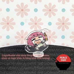 (mua 1 tặng 1) (ĐẦU TO) Mô hình Standee 3cm BOCCHI THE ROCK! in hình anime chibi tượng mini mica trưng bày 6
