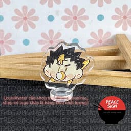 (mua 1 tặng 1) (3cm) Standee mini HAIKYUU!! ver NGẬM NÚM Vua Bóng Chuyền tượng chibi mica acrylic anime trang trí 8