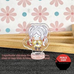 (mua 1 tặng 1) (3cm) MÔ HÌNH Frieren: Beyond Journey's End ver ĐẦU BỰ Standee Pháp Sư Tiễn Táng acrylic anime chibi 5
