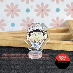 (mua 1 tặng 1) (3cm) Standee mini HAIKYUU!! ver NGẬM NÚM Vua Bóng Chuyền tượng chibi mica acrylic anime trang trí 5